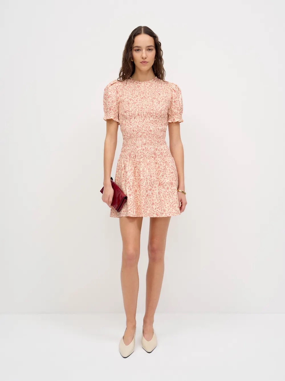 NWT Size 4 - Reformation Leannah Dress Color Corinne - Picture 4 of 14